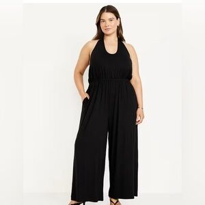 NEW…Old Navy Waist-Defined Halter Jumpsuit